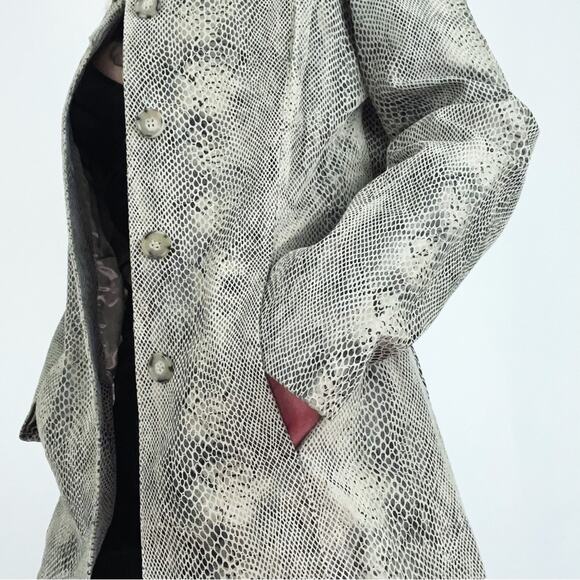 Vintage Deadstock Genuine Leather Snakeskin Jacket - Picture 9 of 13